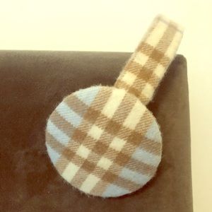 Burberry 100% Cashmere Earmuffs AUTHENTIC